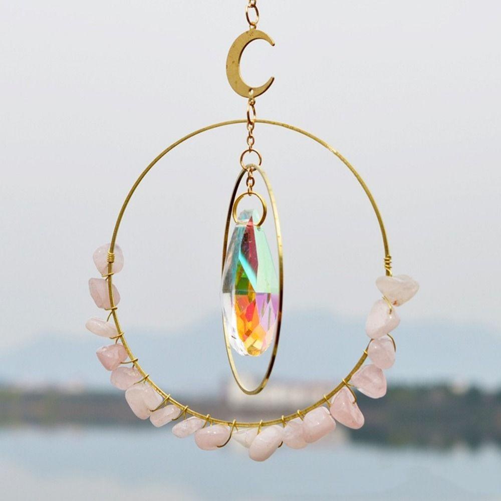 Dù Che Nắng Yan1 Họa Tiết Dreamcatcher|Quà Tặng Lăng Kính Cầu Vồng Treo