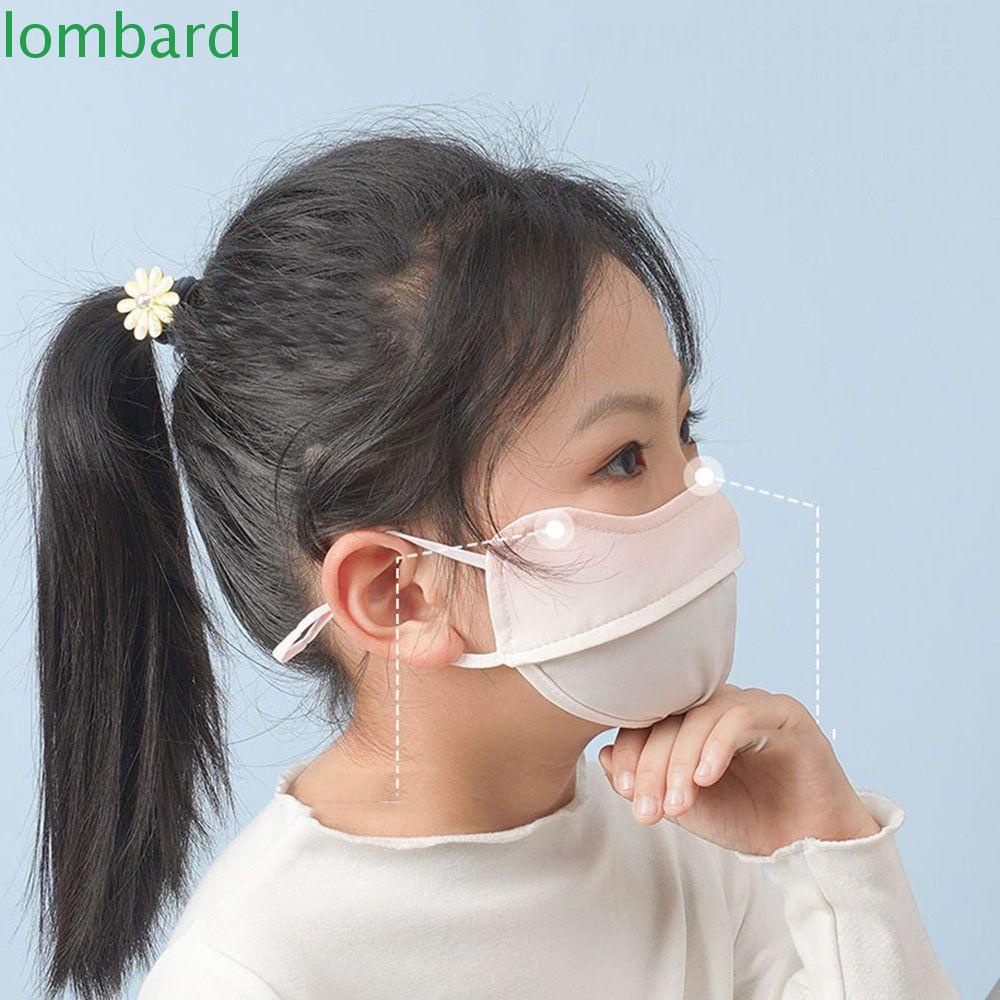 Lombard Mặt Nạ Chống Nắng Bảo Vệ Mắt Chống Tia UV Bằng Lụa Lạnh Màu Sắc Gradient Có Thể Điều Chỉnh Dành Cho Trẻ Em