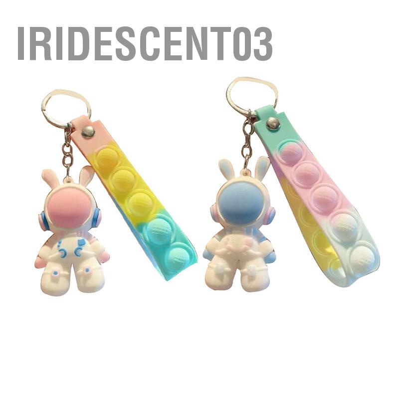 Iridescent03 Móc Khóa Dễ Thương Hình Thỏ Hoạt Túi Chìa Ô Tô Mặt Dây Chuyền Sinh Nhật Ngày Lễ Quà Tặng Cho Nam Nữ Cặp Đôi