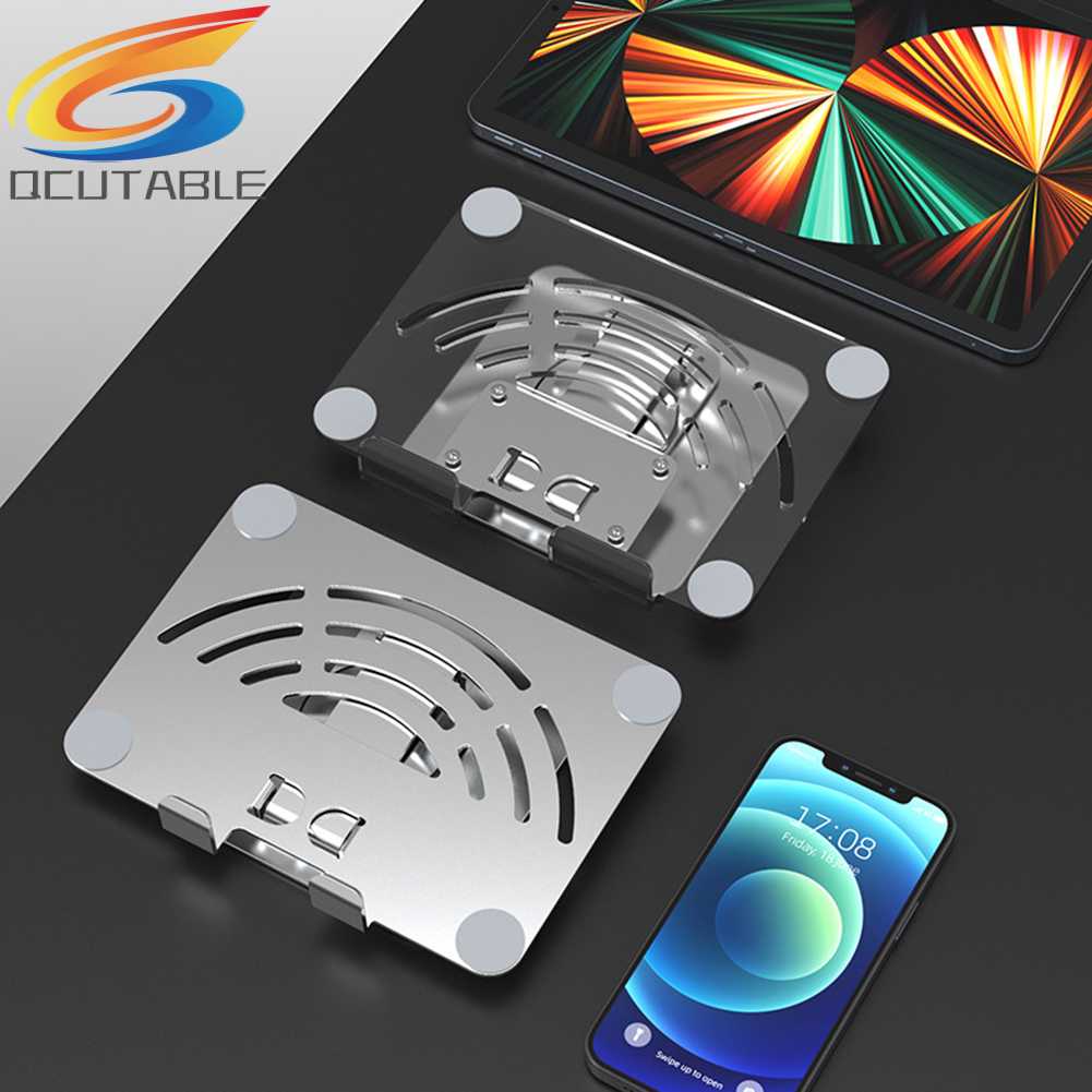 Giá Đỡ Điện Thoại / Máy Tính Bảng Bằng Hợp Kim Nhôm Xoay 360 Độ Để Bàn