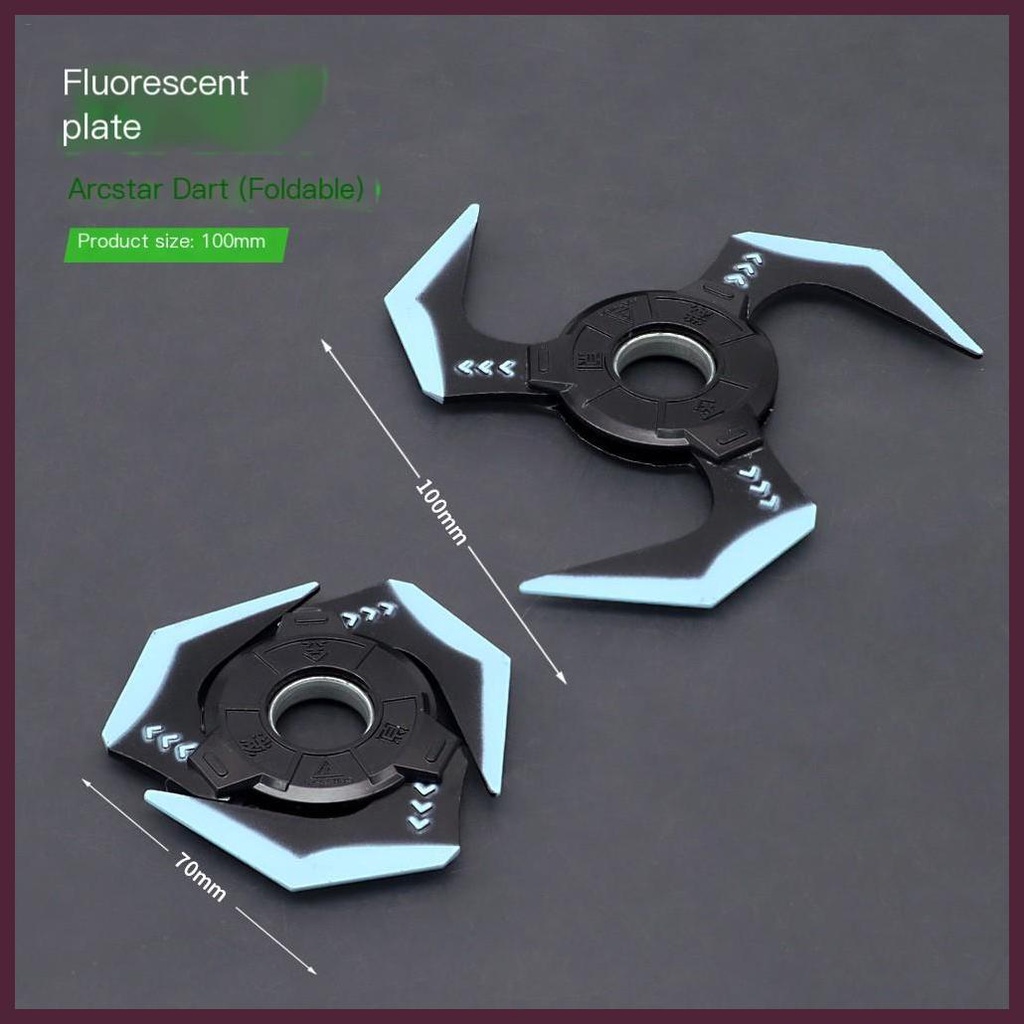 Đồ Chơi Đồ trang trí Phi Tiêu Gấp Gọn Bằng Hợp Kim APEX Legends Arc Hình Học Không Gỉ Phù Hợp Cho Gemvn