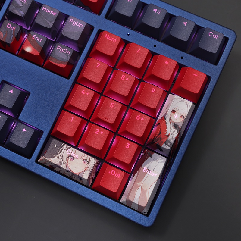 Clara Keycaps Cherry Profile Anime Honkai Star Rail PBT Dye Sub Bàn Phím Cơ Keycap