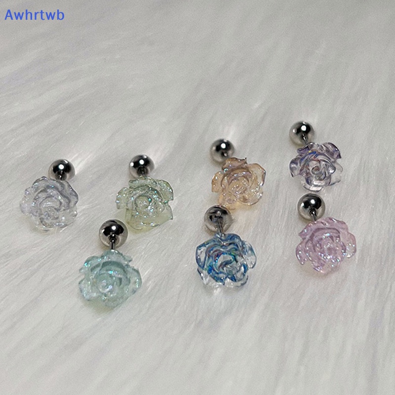 1 Đôi Bông Tai Hình Xoắn Ốc Bằng Lá Vàng Nhiều Màu Sắc Dành Cho Nữ Mới