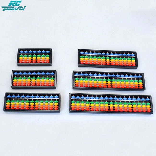 Bàn Tính Hạt Màu Cầu Vồng Cho Bé Mẫu Giáo 7 9 11 13 15 17 Cột