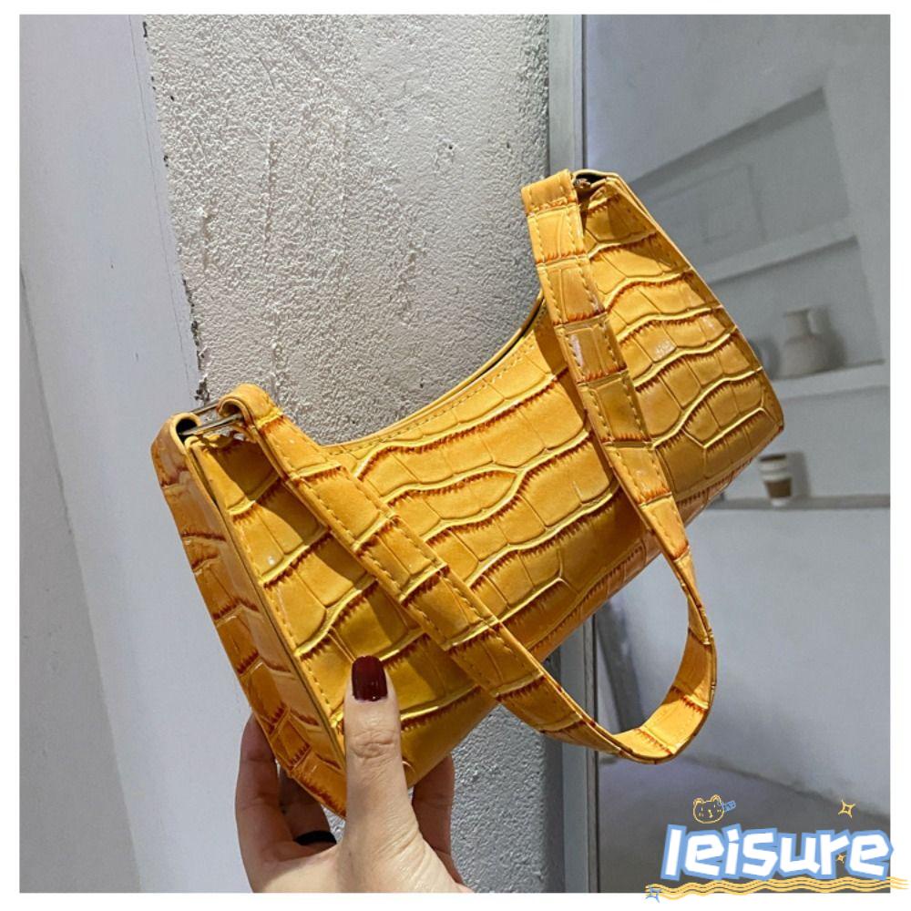 Túi Xách Da PU Đeo Chéo Thiết Kế Đơn Giản