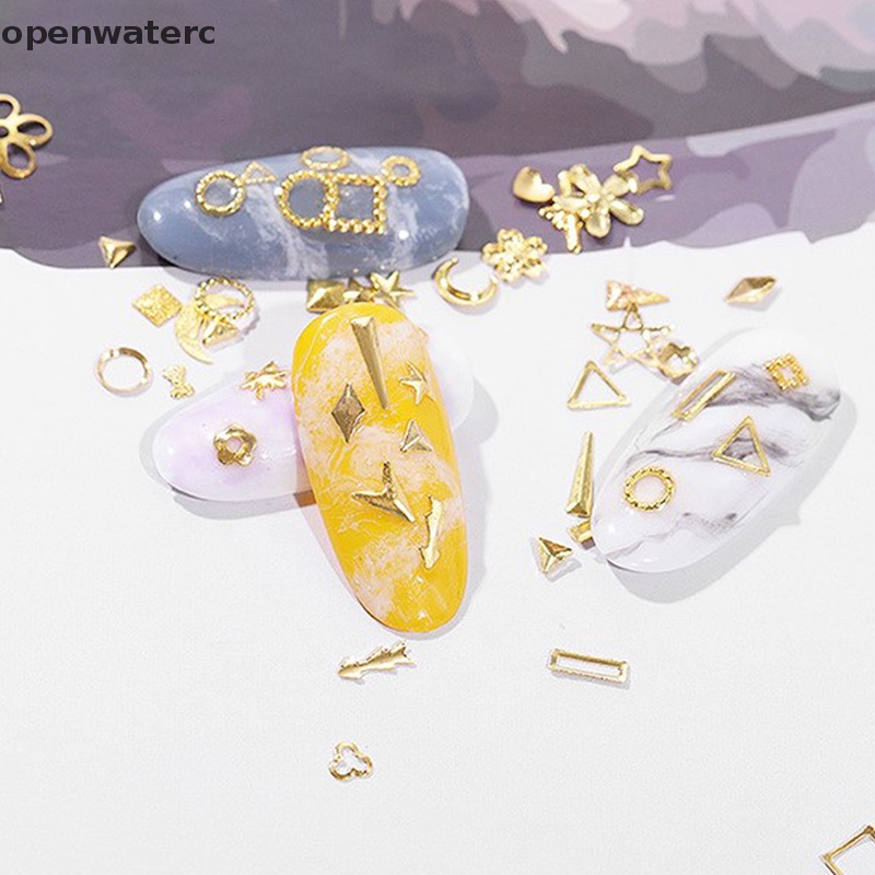 Miếng Dán Trang Trí Móng Tay Bằng Kim Loại Thời Trang DIY vn