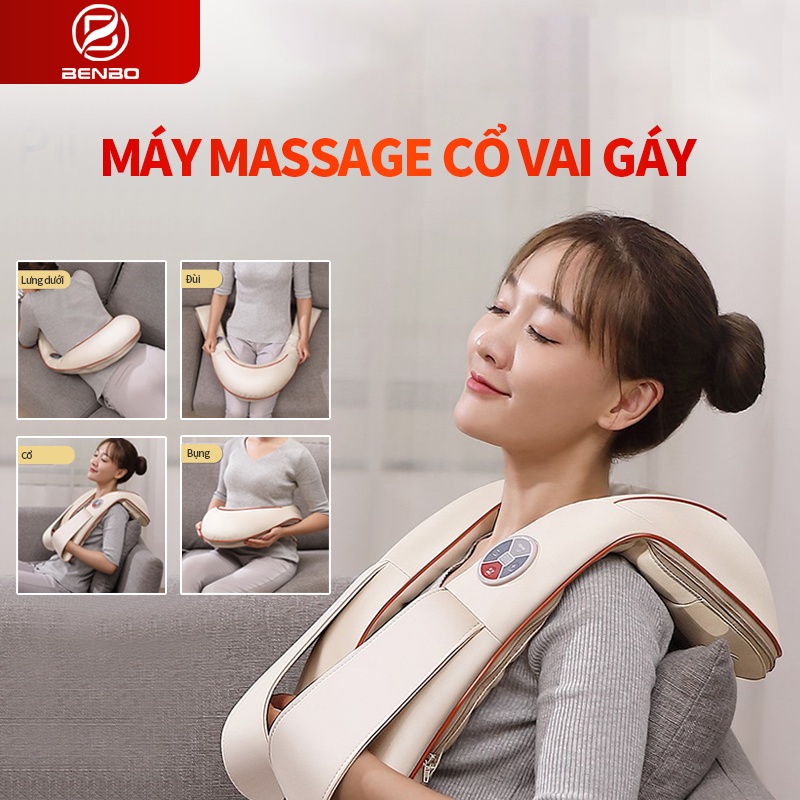 Đai massage đấm lưng vai cổ gáy toàn thân -Hàng chính hãng bảo hành 1 đổi 1