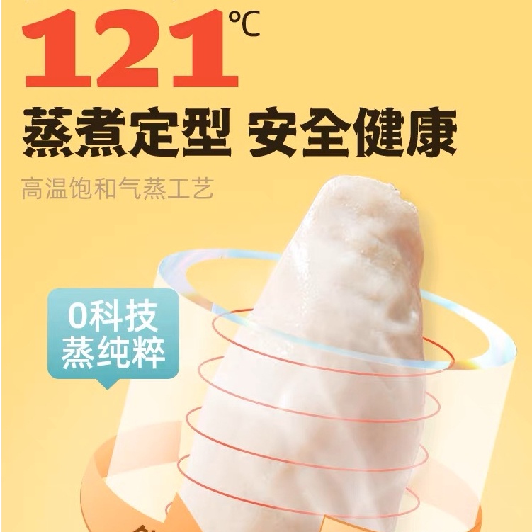 Ức gà hấp ăn liền CHZK gói 40g Đồ ăn nhẹ cho thú cưng chó mèo - CHICKEN BREAST