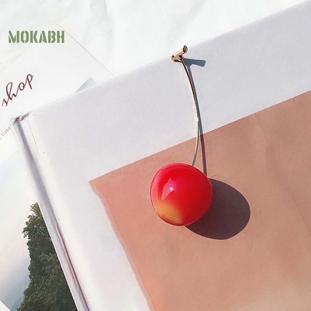 Bông Tai Hình Trái Cherry Bằng Hợp Kim Tinh Tế Thời Trang