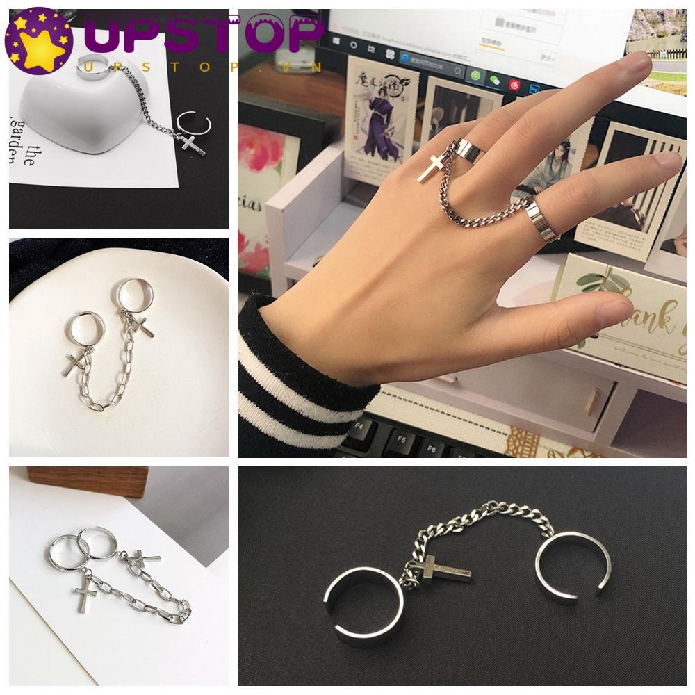 Nhẫn Thời Trang Hình Thánh Giá Phong Cách Hip Hop Gothic Cho Nam