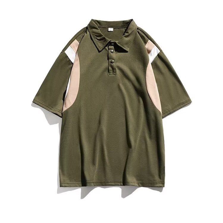 Áo Thun polo Tay Lửng Dáng Rộng Thời Trang Mùa Hè Phong Cách Hàn Quốc Mới 2023