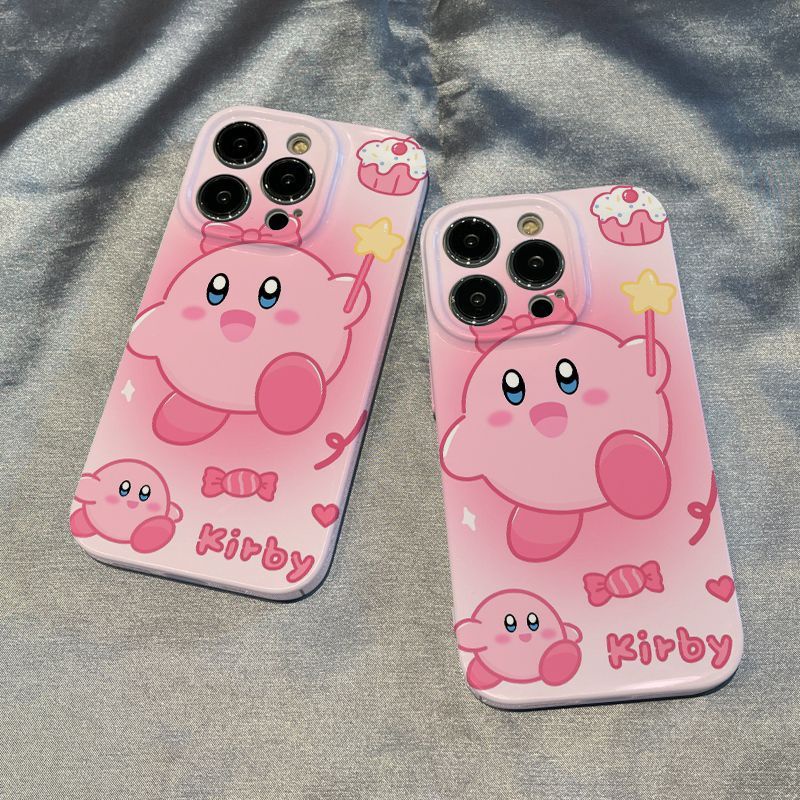 Ốp Điện Thoại Họa Tiết Ngôi Sao Kirby Dễ Thương Cho Iphone 7 plus / xs promax14 11 / 128 Xr / 13 B8MY