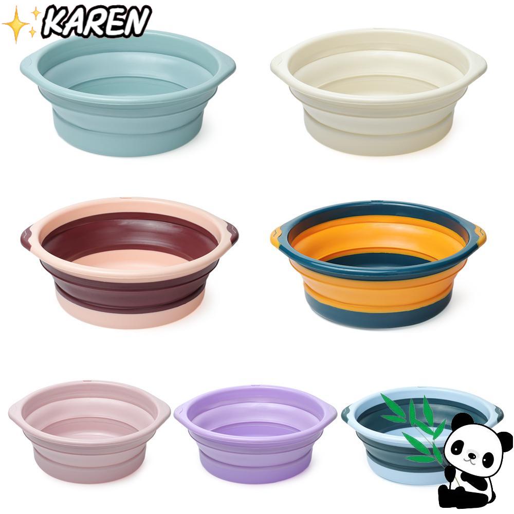 Chậu Rửa Mặt Có Thể Gấp Gọn Tiện Dụng Khi Đi Leo Núi