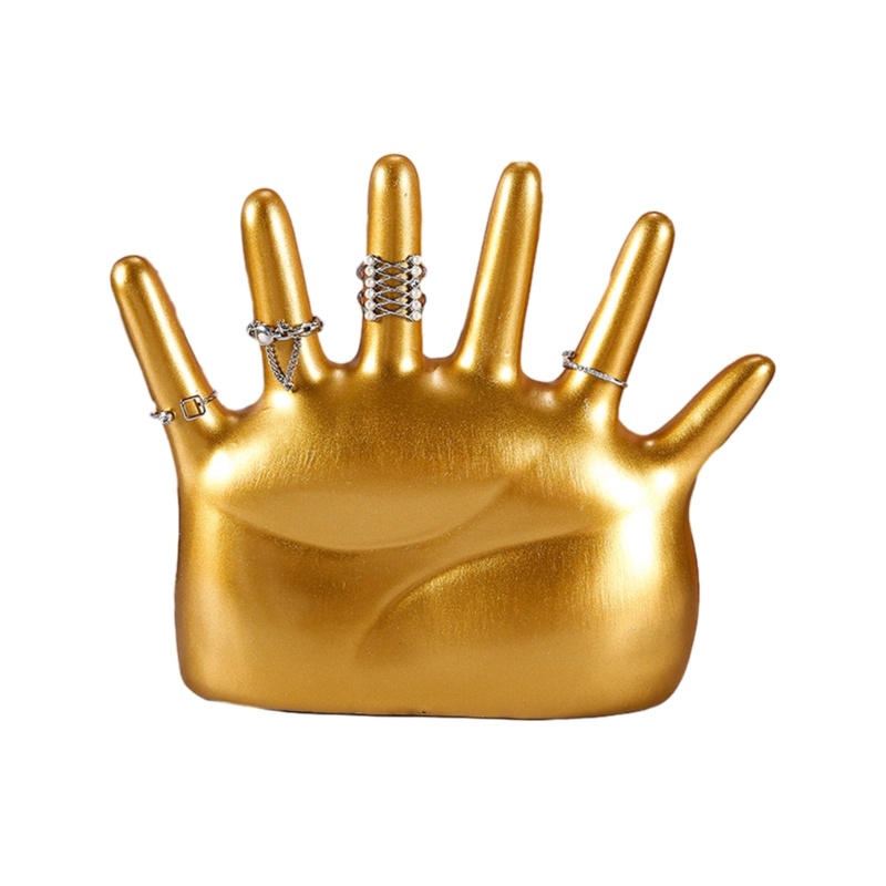 Giá Đỡ Trưng Bày Nhẫn / Trang Sức Bằng Nhựa Resin Thiết Kế Bàn Tay