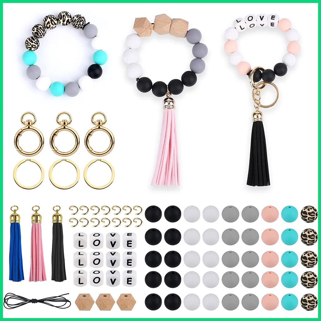 Set 84 Hạt Xâu Chuỗi 15mm Dùng Để Làm Trang Sức Thủ Công