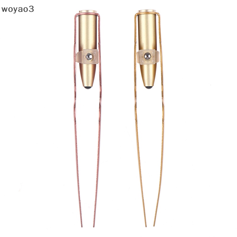 Nhíp Nhổ Lông Mũi / Tai / Đèn Pin LED Bằng Thép Không Gỉ woyao3