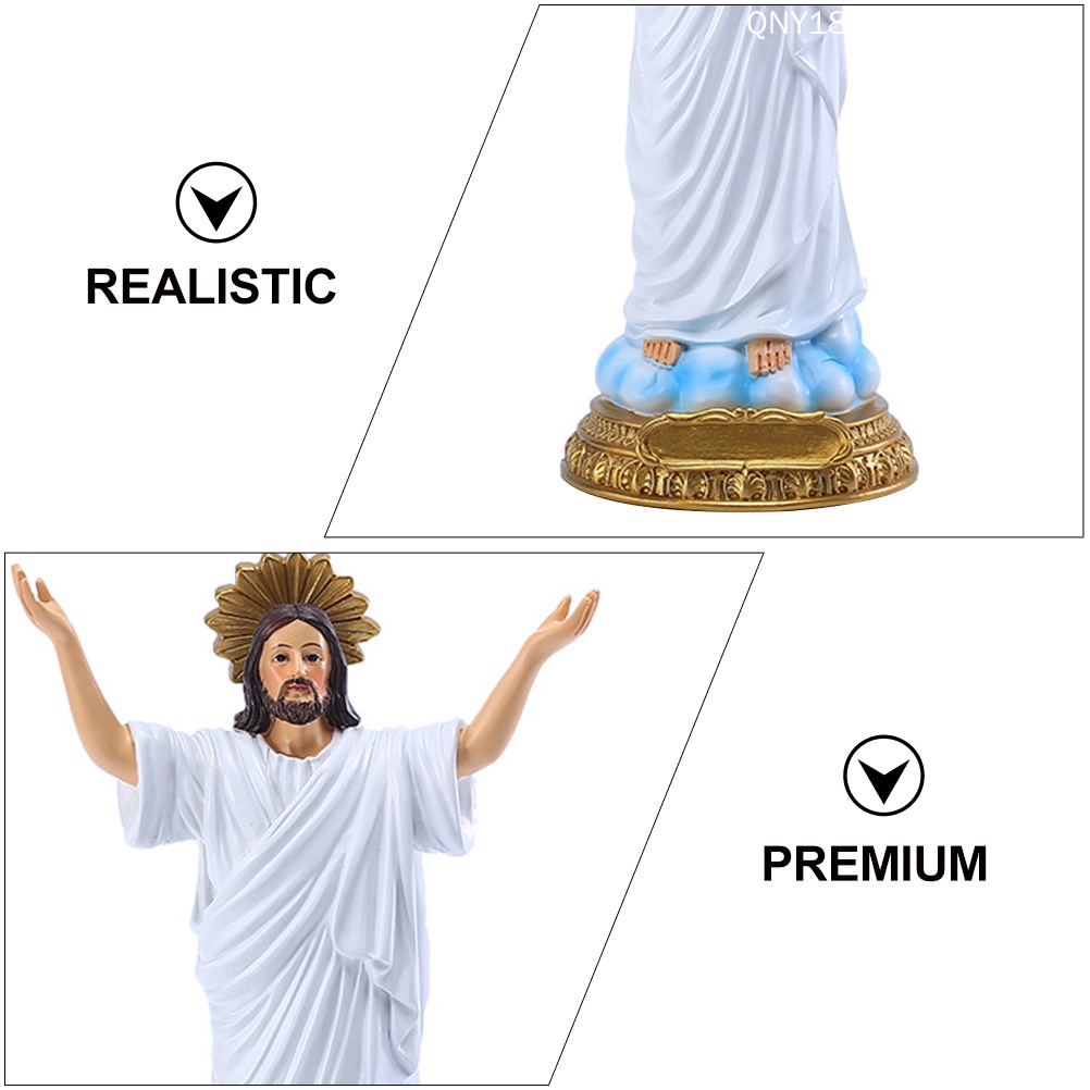 Đồ trang trí Thần Tượng Chúa Giêsu Bằng Nhựa Resin Trang Trí Giáng Sinh