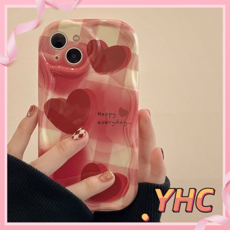 Ốp Lưng iPhone Vỏ mềm chống rung gợn sóng hình trái tim Cho Iphone 6 / 6S / 6splus / se / 7 / 7plus / 8 / 8plus / X / xs / xsmax / 11 / 12 / 13 / 14 / Plus / pro / pro max-207