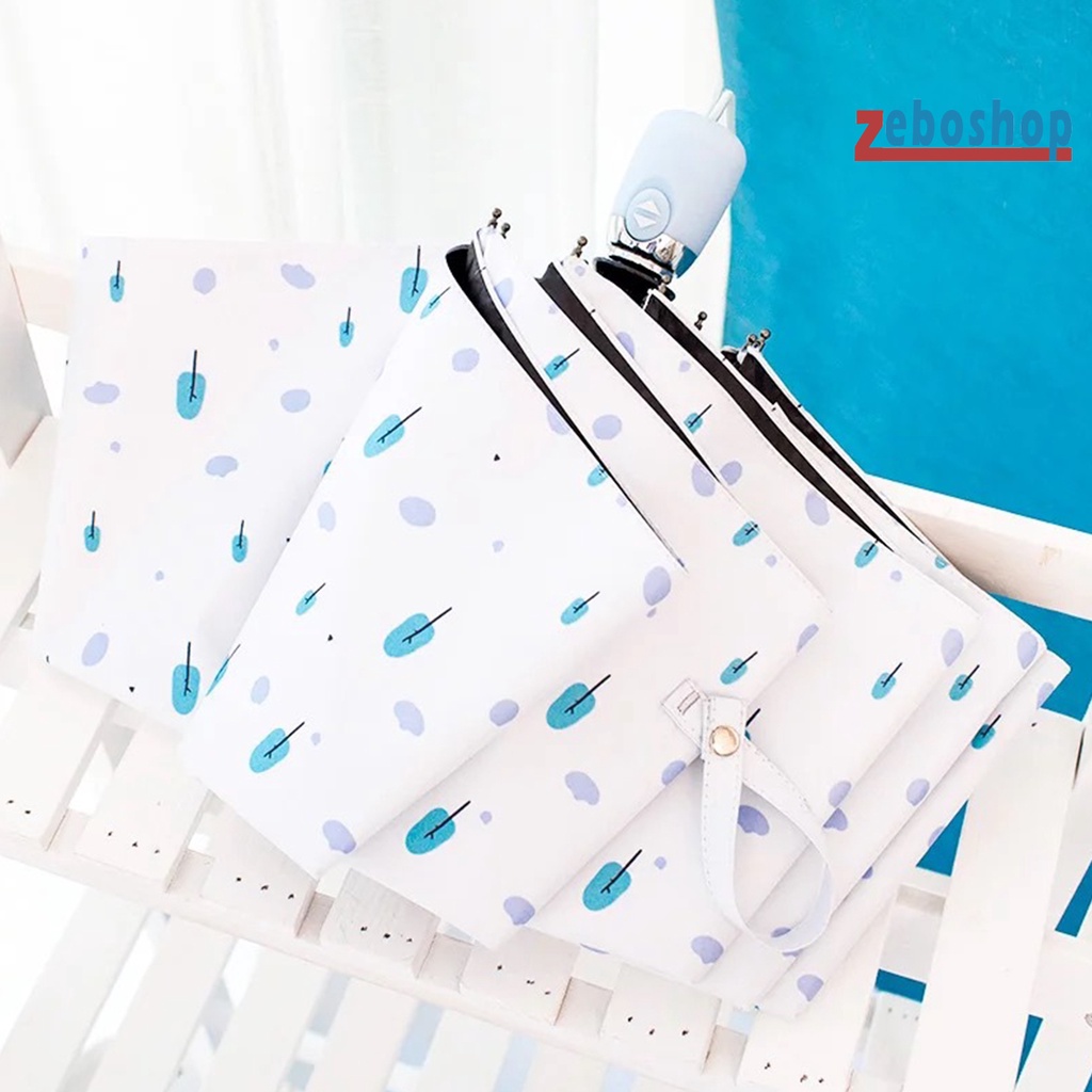 Dù Gấp Tự Động Chống Tia UV / Mưa / Gió Bằng Chất Liệu Vinyl