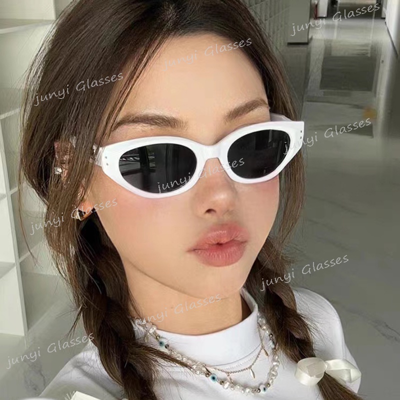 Kính Mát Gọng Vuông Nhỏ Nhắn Phong Cách Hip Hop Hàn Quốc Chống Tia Uv Y2K Sự Bảo Vệ