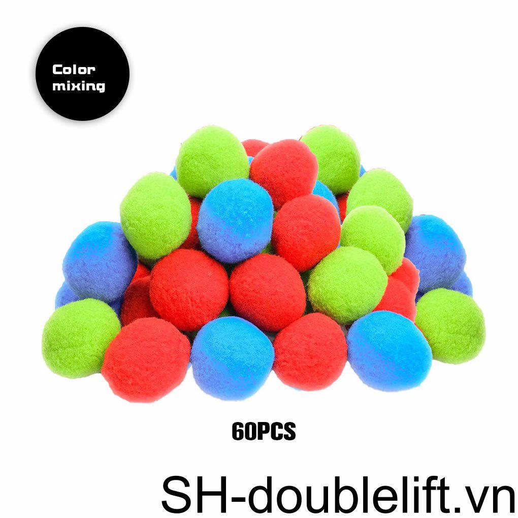 Set 60 Bong Bóng Nước Màu Sắc Xinh Xắn Có Thể Tái Sử Dụng