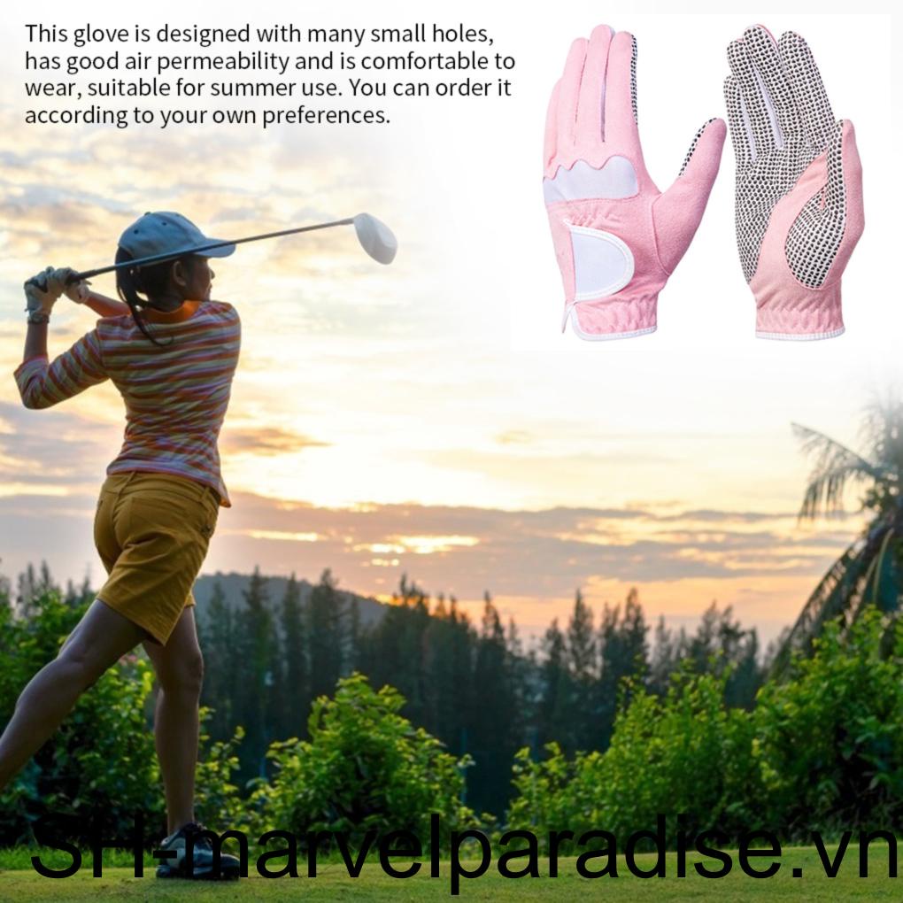 Găng Tay Đánh Golf Bằng Vải Vi Sợi Mềm Mại Thoáng Khí