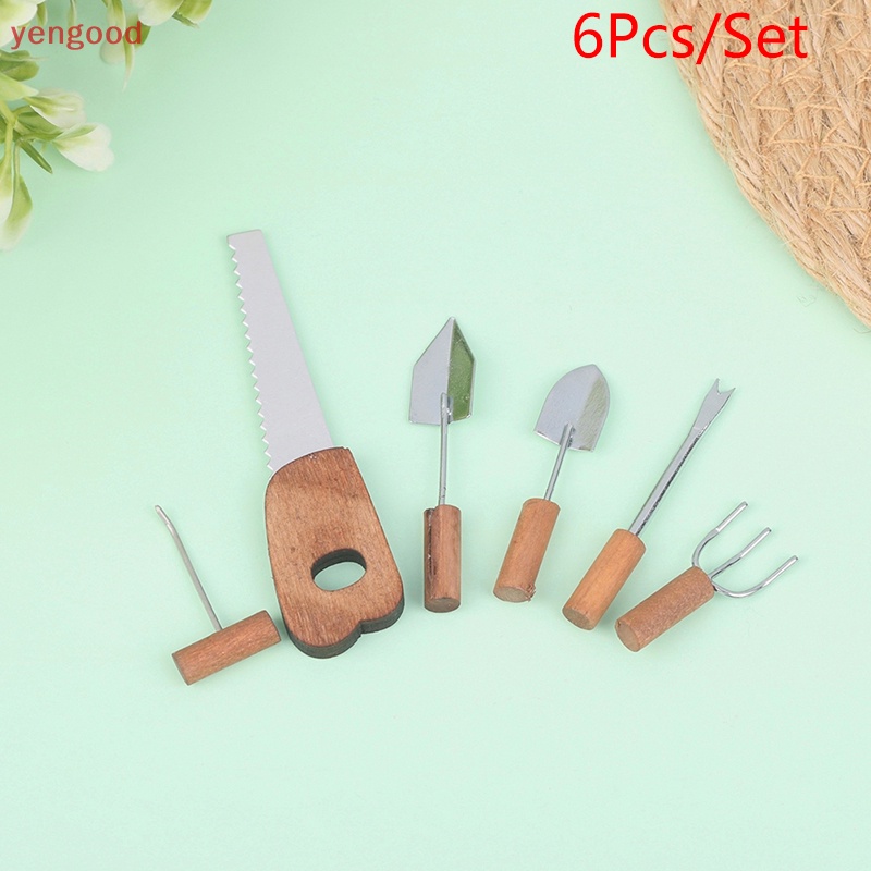 1 Bộ Dụng Cụ Làm Vườn Đồ Chơi Búp Bê Hình Tam Giác Có Móc