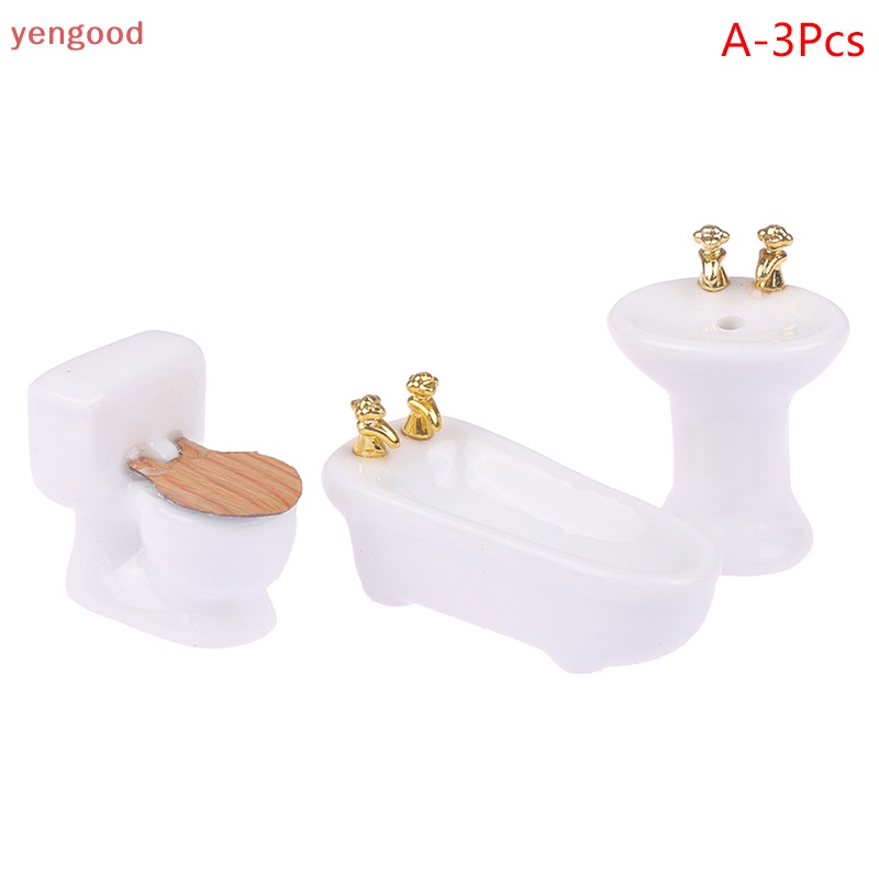 1 Bộ Mô Hình Bồn Tắm 1: 12 Độc Đáo Trang Trí Nhà Búp Bê