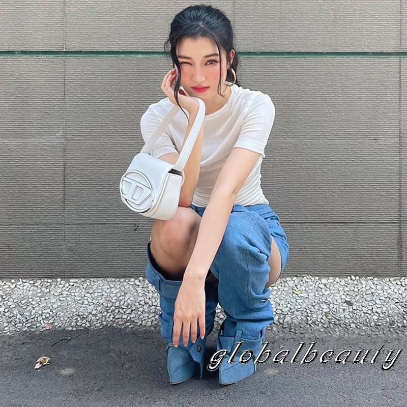 Áo Thun Ngắn Tay Cổ Tròn Xếp Ly Màu Trơn Thời Trang Mùa Hè Cho Nữ