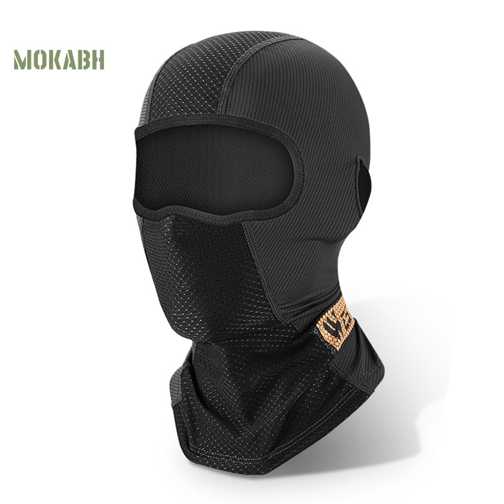 Khăn Trùm Đầu Thể Thao Bằng Lụa Lạnh Mỏng Co Giãn Thoáng Khí Thoải Mái Độ Co Giãn Cao Chống Tia UV