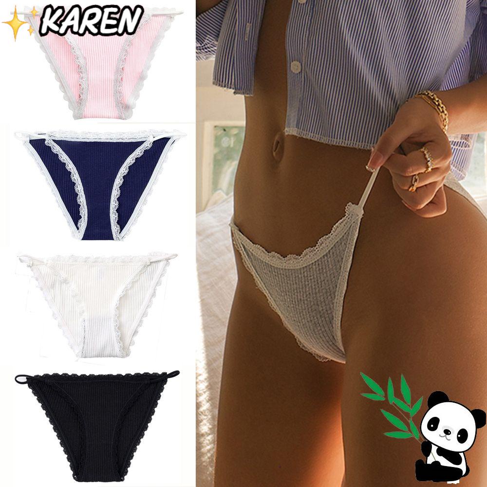 Quần Lót Ren Mỏng Lưng Thấp Gợi Cảm Cho Nữ