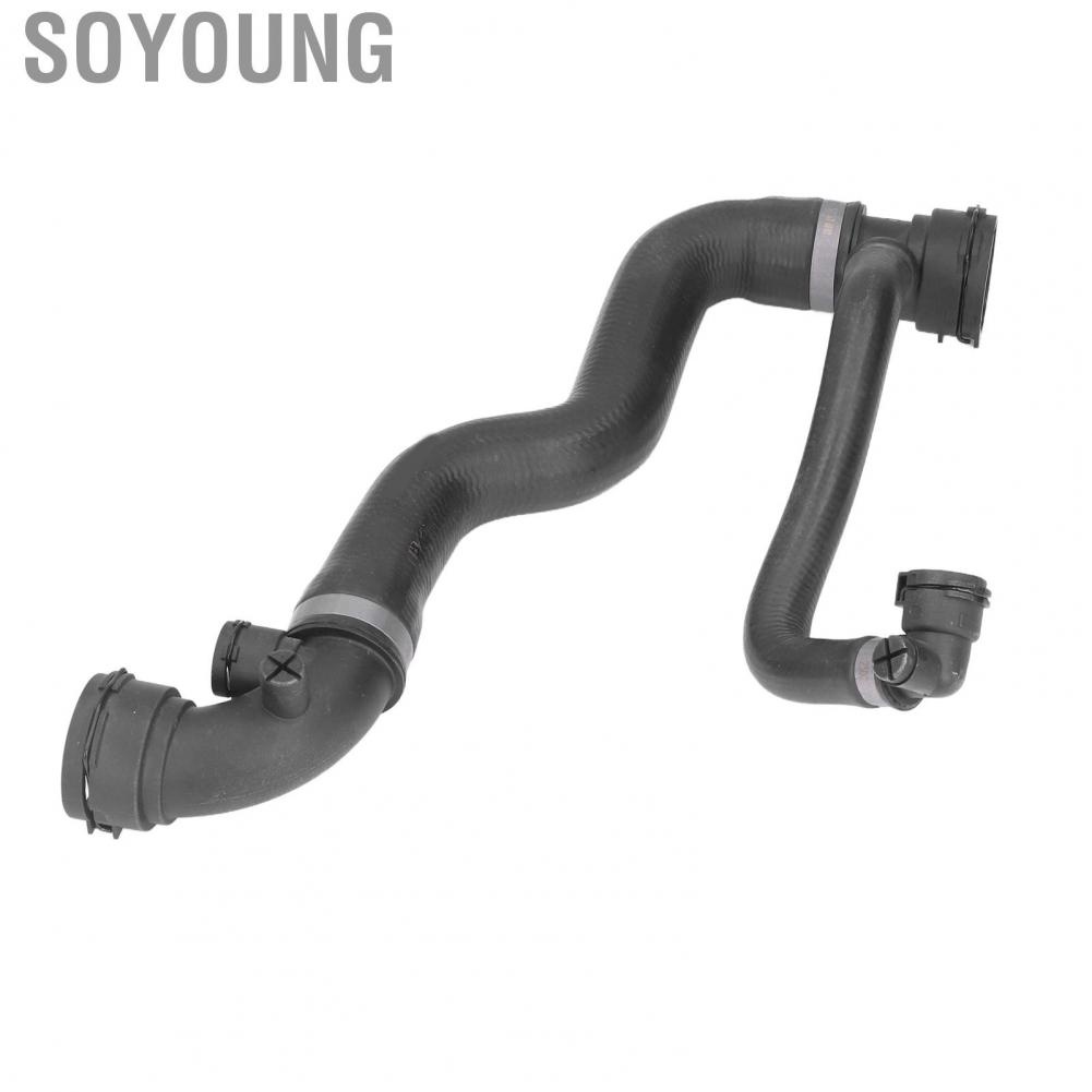 Soyoung Top Coolant Tube 17127520668  Black ABS Upper Radiator Hose for Car