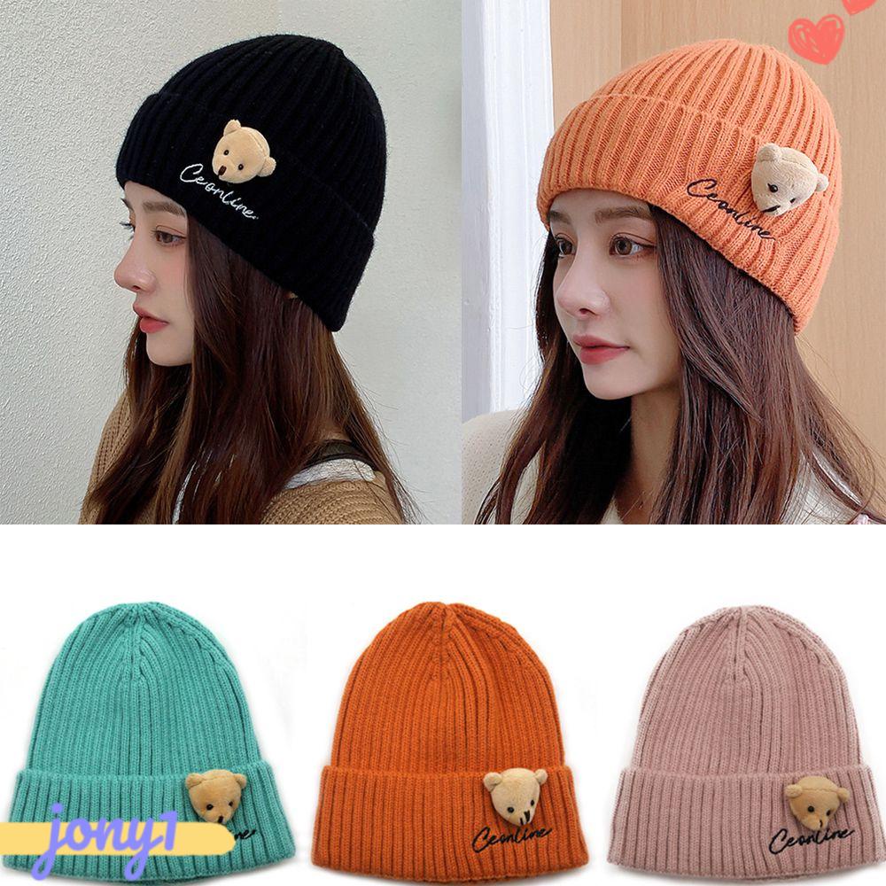 Joye Mũ Lưỡi Trai Thể Thao Hình Chú Gấu Đáng Yêu Cho Nữ