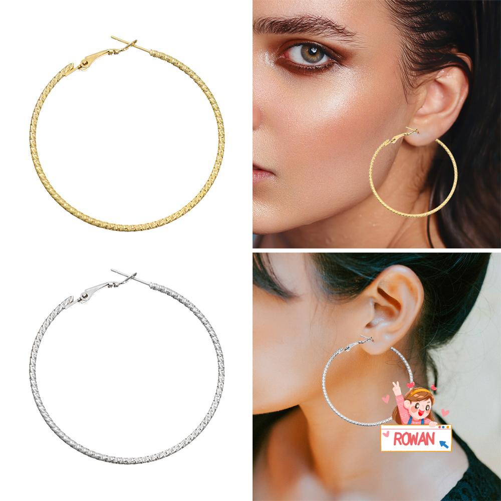 Bông Tai Dạng Vòng Tròn Thời Trang Dành Cho Nữ|Vòng Tròn Lớn Thanh Lịch