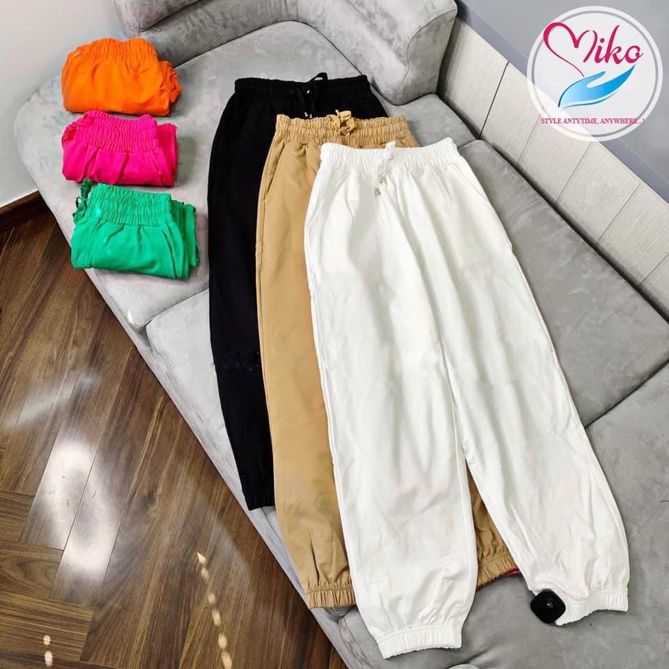 Quần thun jogger bé gái - đại