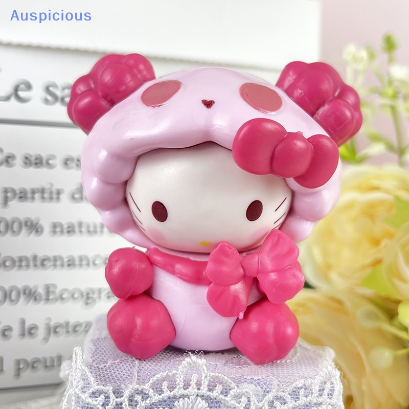 Set 6 Mô Hình Mèo Cinnamoroll Kuromi KT Mini Bằng Pvc
