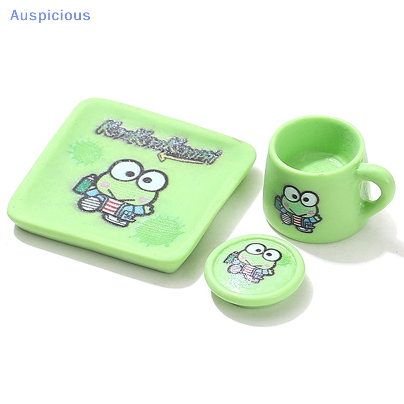 Bộ 2 Tách Uống Cà Phê / Trà Chiều Tỉ Lệ 1 / 12 Dùng Trang Trí Nhà Búp Bê