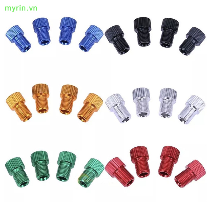 Set 6 Van Xe Đạp Chuyển Đổi PRESTA Sang SCHRADER Bằng Nhôm Tiện Dụng