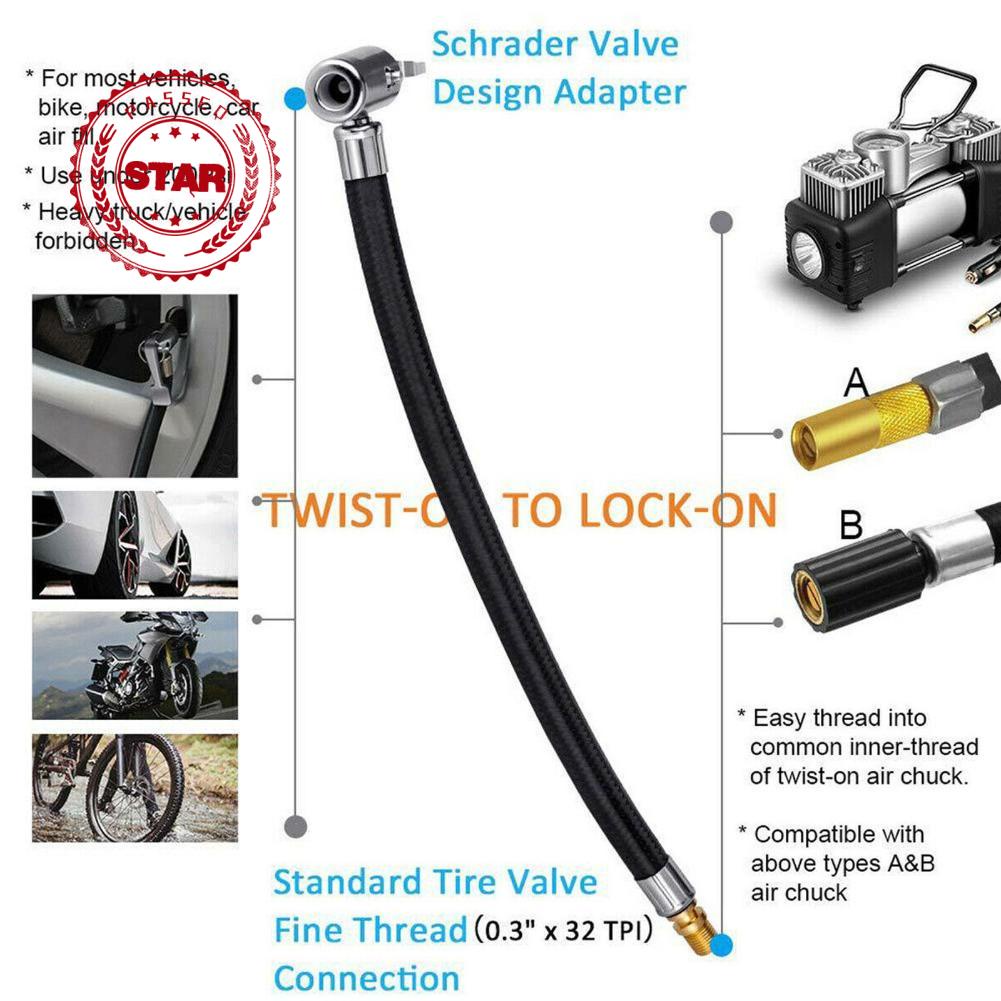 Ống Bơm Lốp Xe Hơi I8Q9 20 / 30cm Chuyên Dụng Chất Lượng Cao