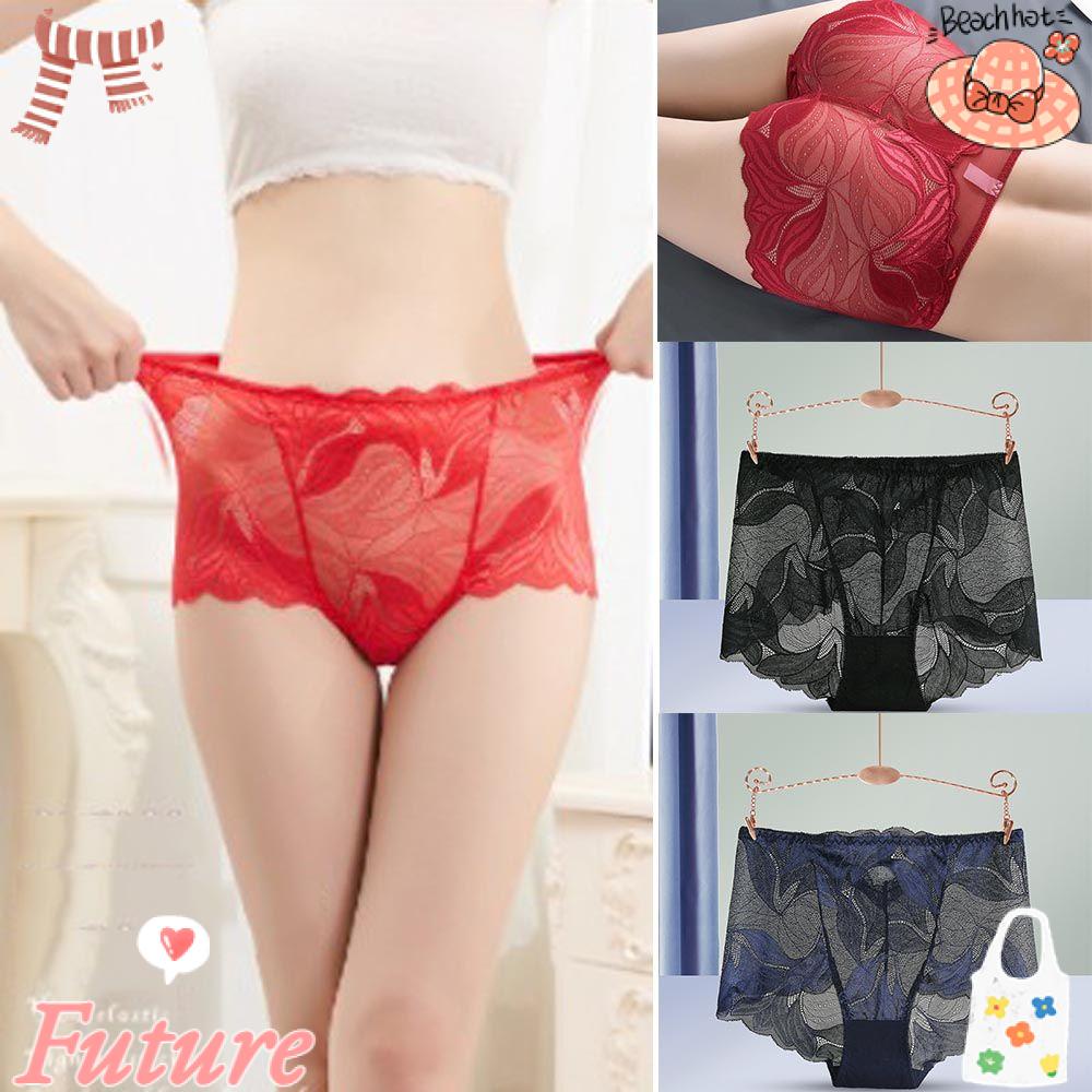 Quần Lót Ren Lưới Thoáng Khí Plus Size Quyến Rũ Cho Nữ