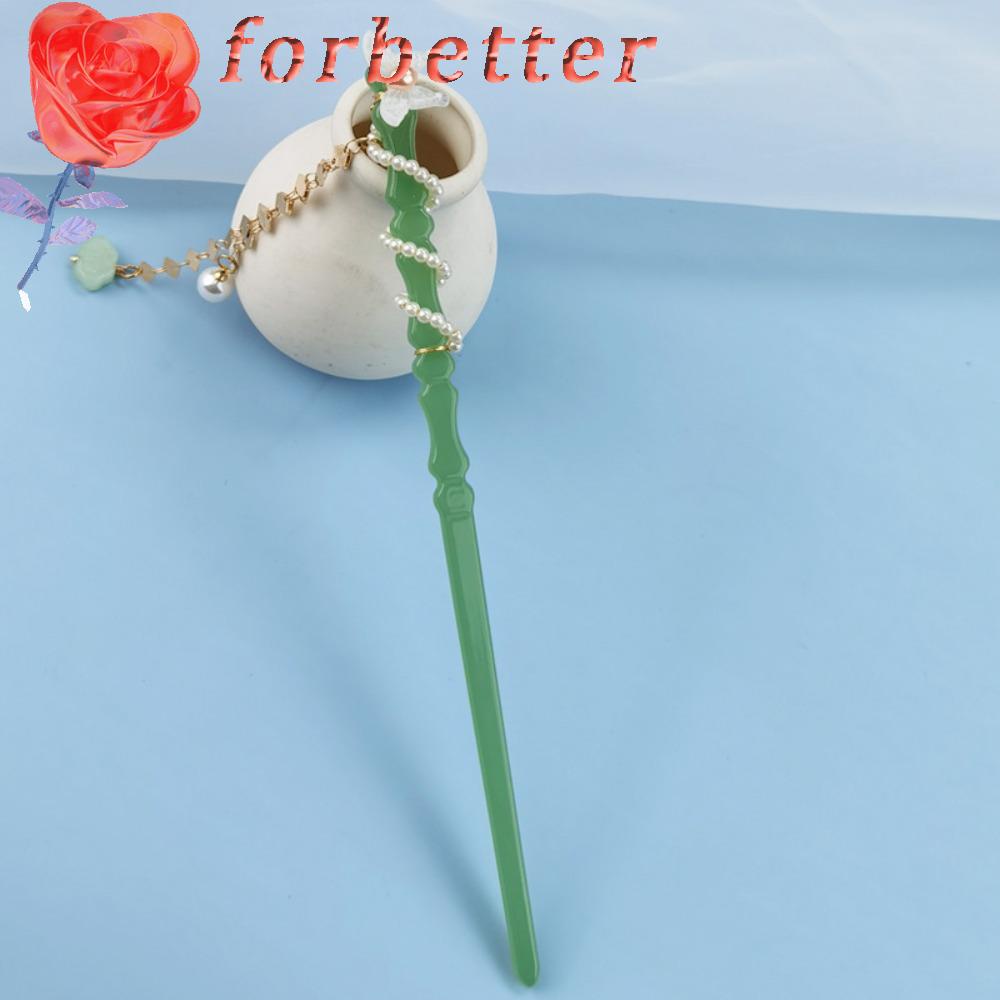 Trâm Cài Tóc Hình Bướm Phối Tua Rua Phong Cách Trung Hoa Cổ Điển