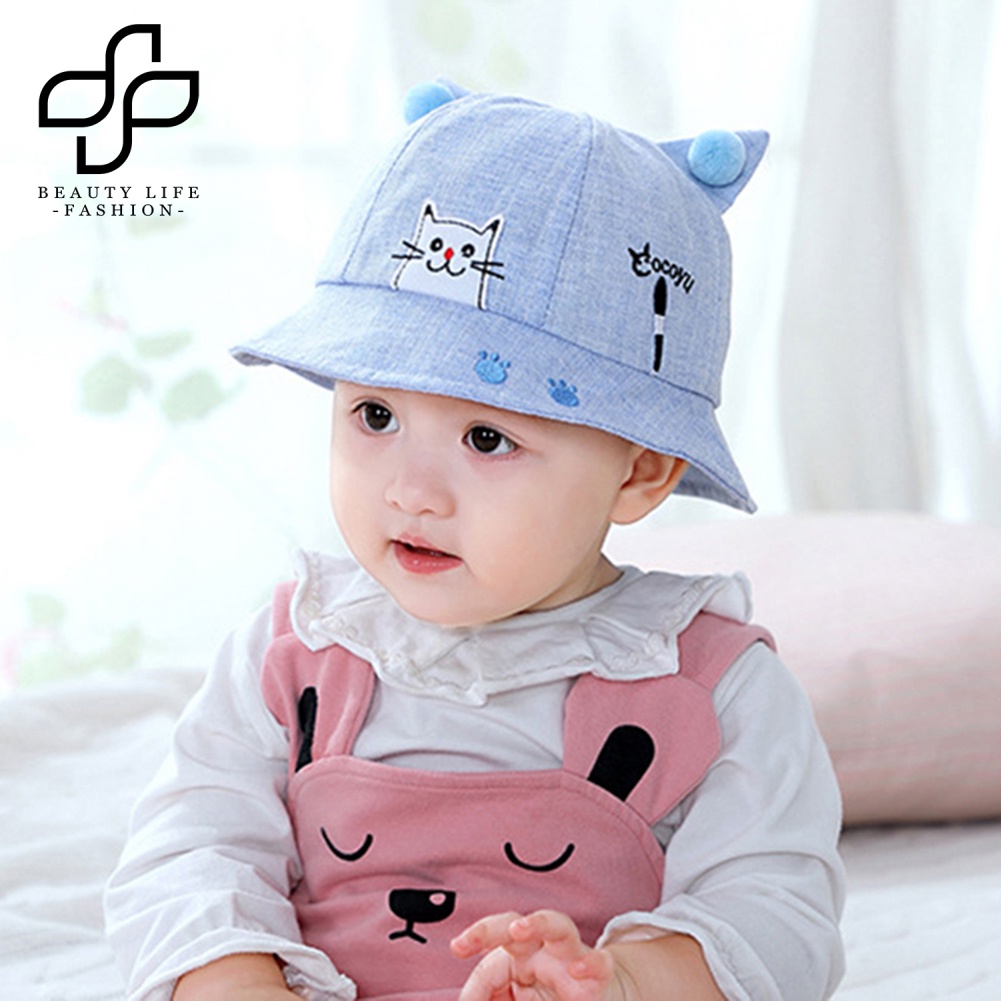 Nón Lưỡi Trai Hình Dấu Chân Mèo Dễ Thương Cho Bé