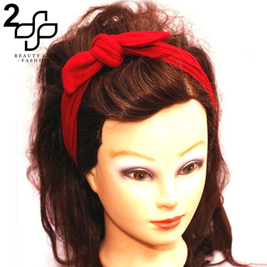 Băng Đô Tai Thỏ Thắt Nơ Thời Trang Cho Nữ