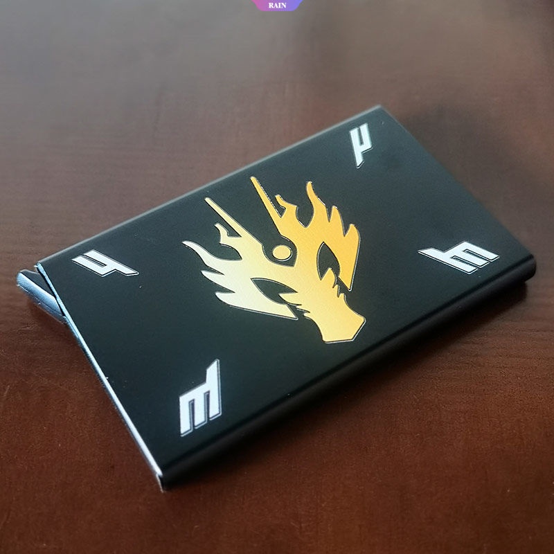 Ví Nhôm Mini Đựng Thẻ Tín Dụng / Danh Thiếp Tự Động Bật Lên In Họa Tiết Hoạt Hình Dễ Thương