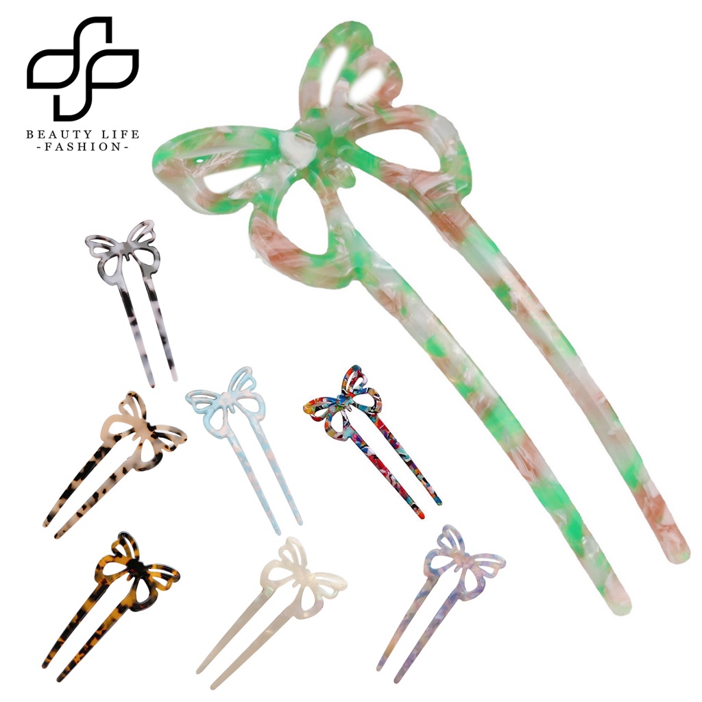 Trâm Cài Tóc Chữ U Màu Hổ Phách Thời Trang Dành Cho Nữ