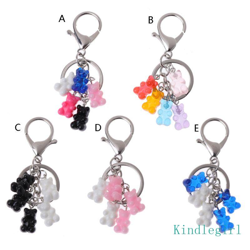 Móc Khóa Resin Màu Sắc Kẹo Ngọt Sáng Tạo