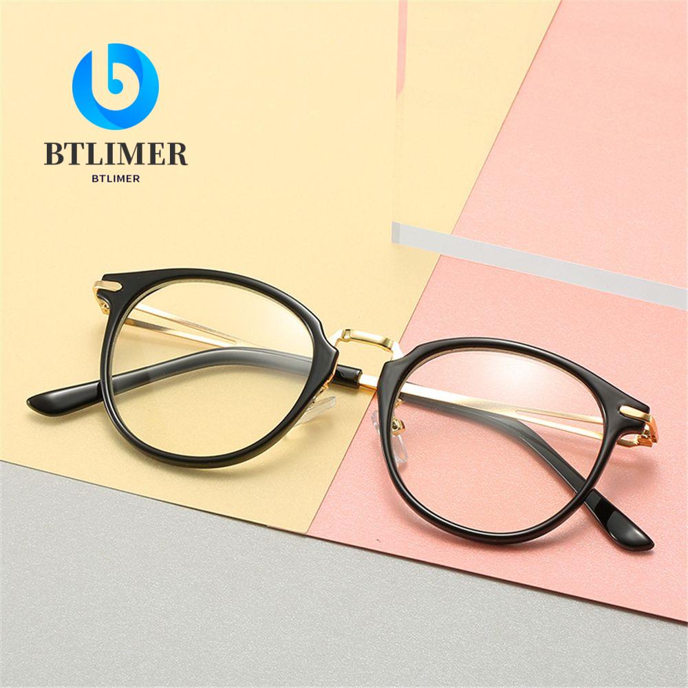 Mắt Kính Gọng Tròn Chống Bức Xạ Thời Trang