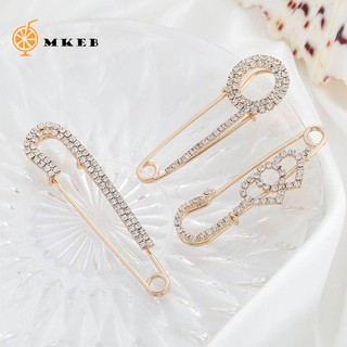 Mkeb cài áo hình học thời trang dành cho nữ|kẹp cài khăn choàng / áo sweater vải lụa chuyên dùng