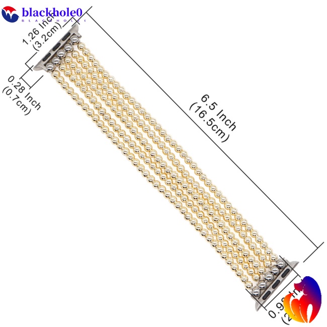 Dây Đeo Chuỗi Hạt Handmade Thoải Mái Thời Trang Cho Đồng Hồ Thông Minh Iwatch