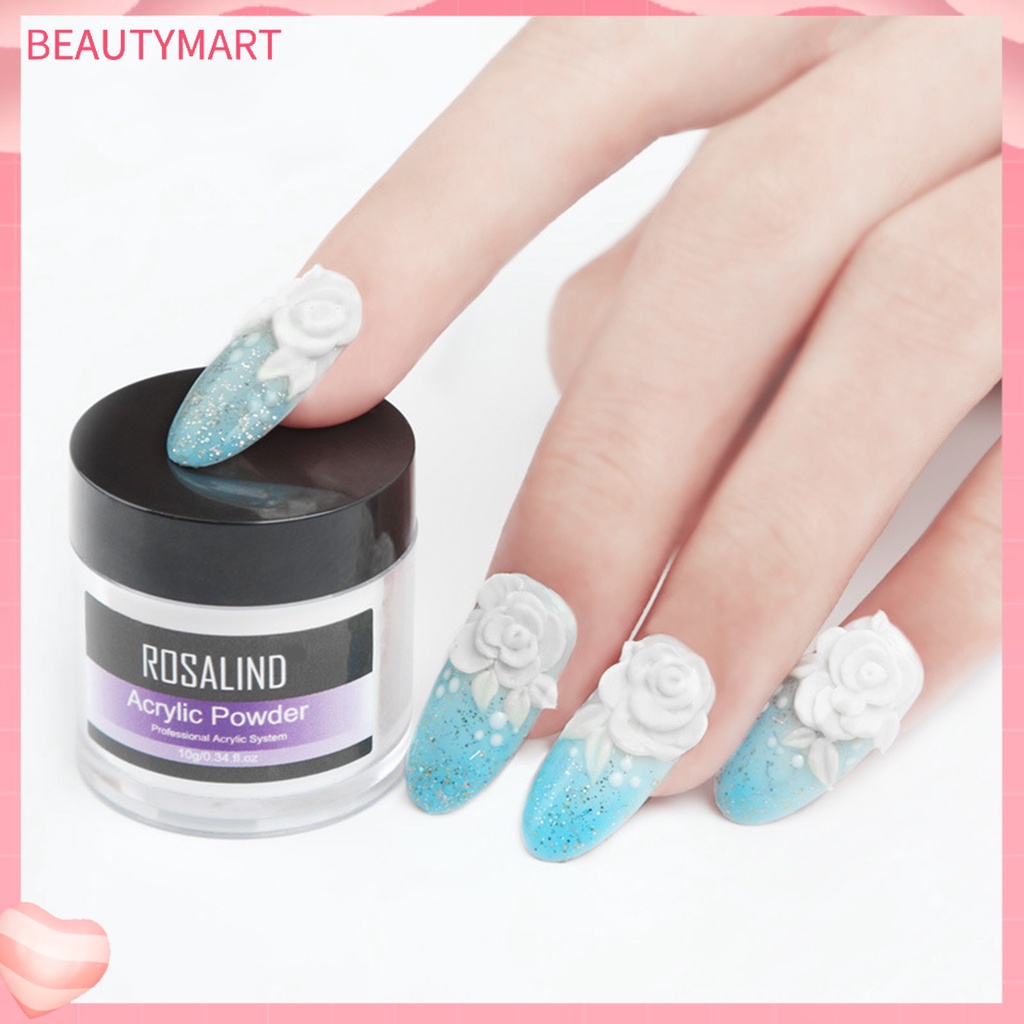 1 Bộ Bột Acrylic Kèm Cọ Trang Trí Móng Tay DIY